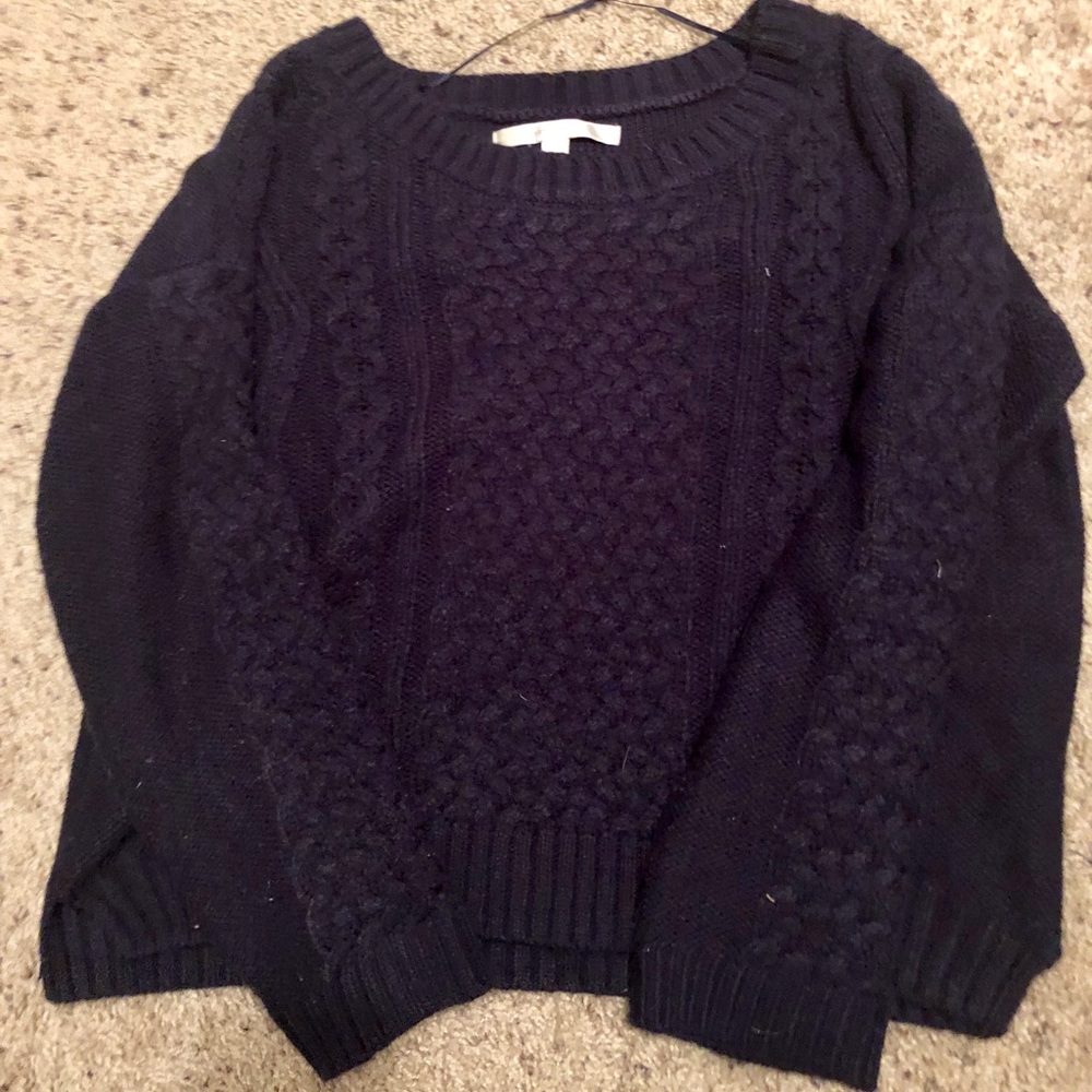 LC navy sweater